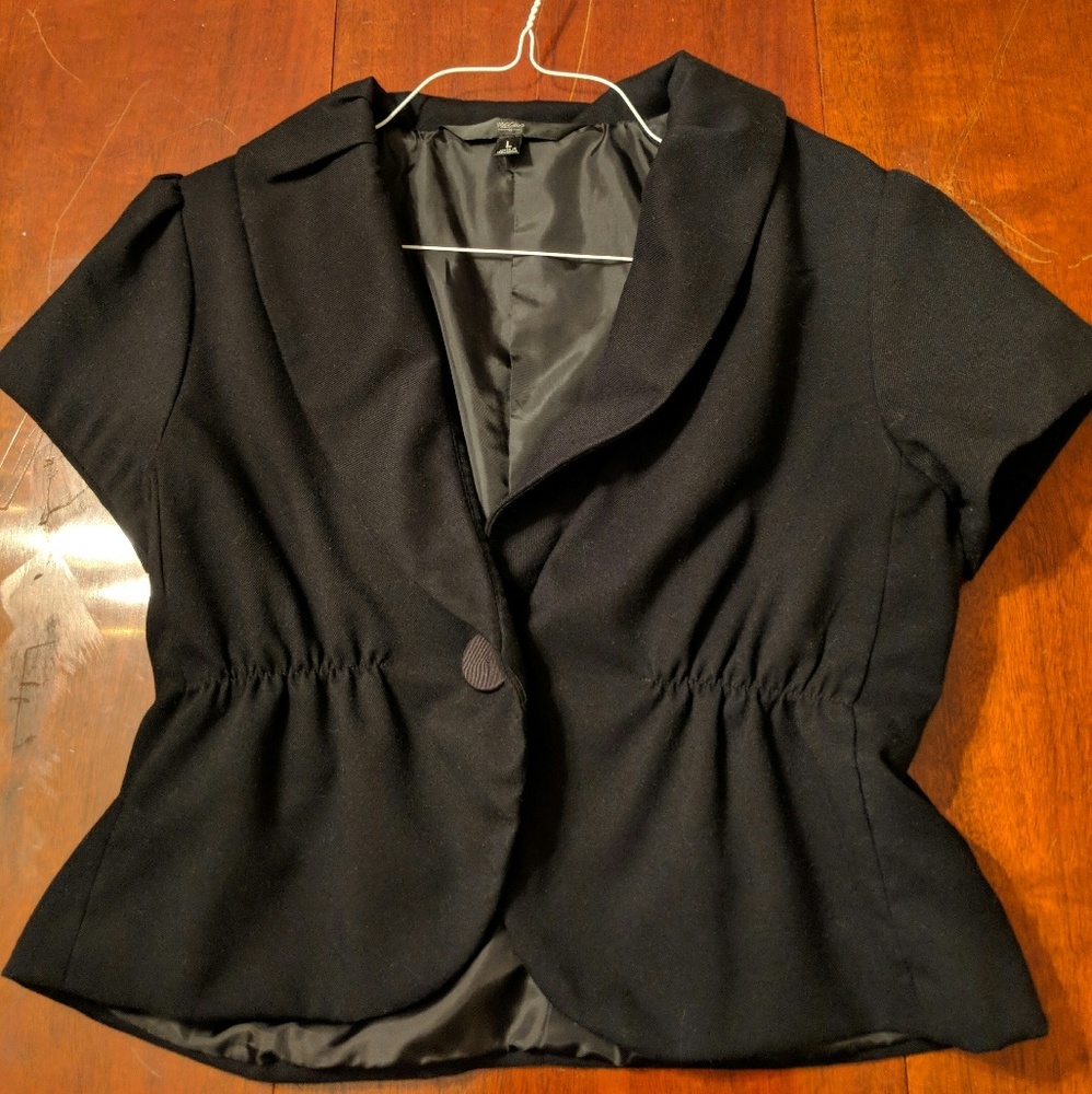Cropped blazer jacket